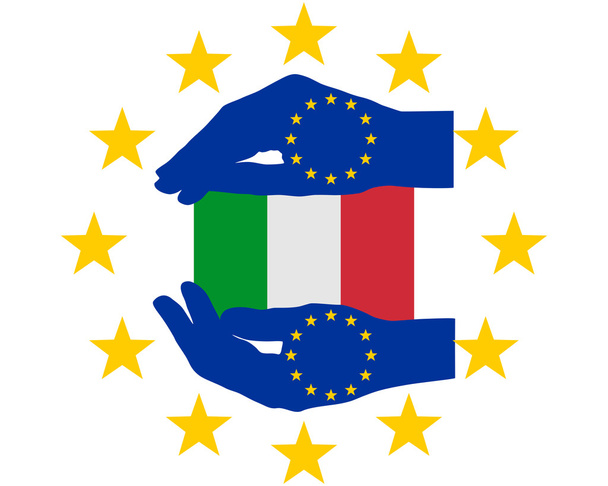 European Help for Italy - Photo, Image