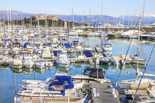 Boats in the port of Antibes, Cote d'Azur - Photo, Image