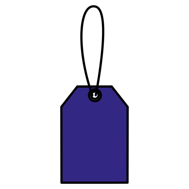 commercial tag hanging icon - Vector, Image
