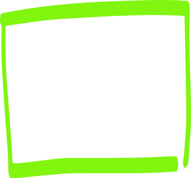 Барвиста мальована прямокутник
 - Вектор, зображення