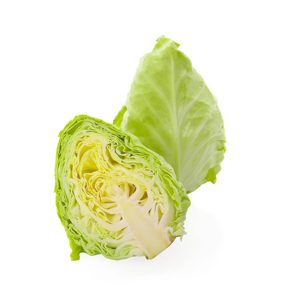 Cabbage isolated on white background - Foto, imagen