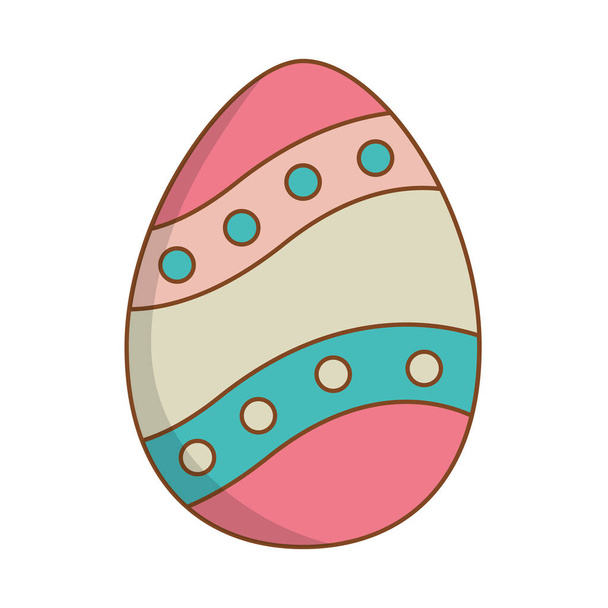 beautitul tojás, festett húsvéti ikon - Vektor, kép