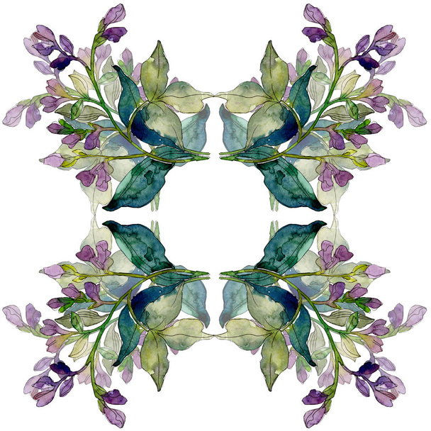 Luxury fashion prints with wildflowers. Watercolor background illustration set. Background pattern. - Fotografie, Obrázek