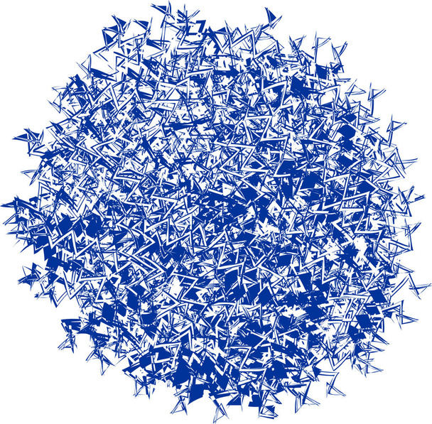 abstract blue geometric elements on white background  - Vektori, kuva