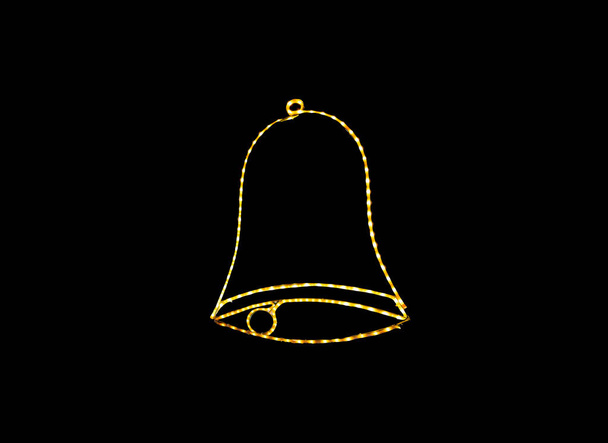 Bell lamp versieren licht glanzend - Foto, afbeelding