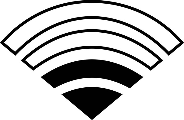 Icono de señal del estado de onda de radio
  - Vector, imagen