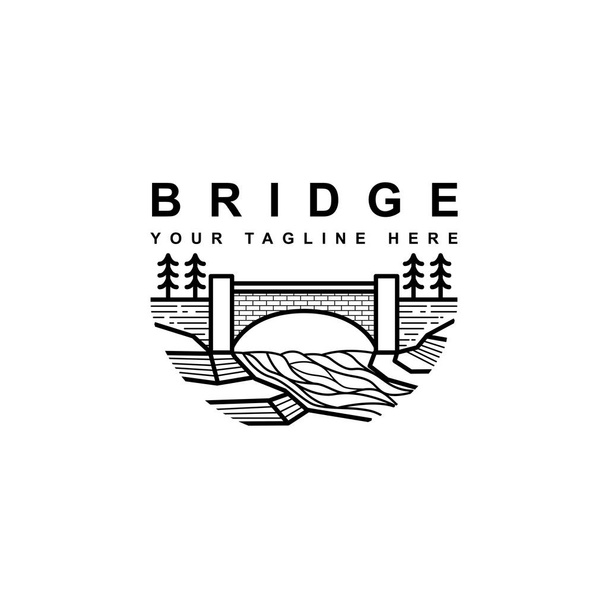 ilustración de un símbolo de puente
 - Vector, Imagen