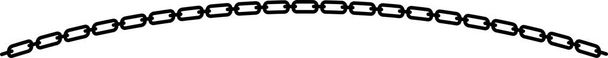 Forma de cadena negra
  - Vector, imagen