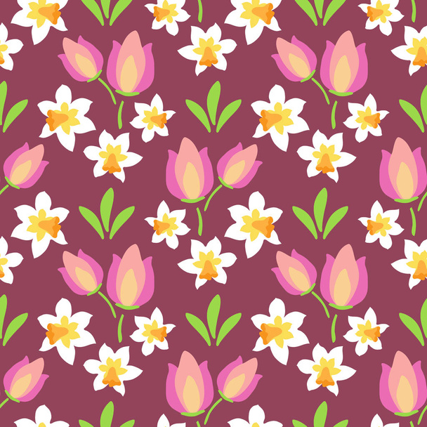 spring flowers-03 - Vetor, Imagem