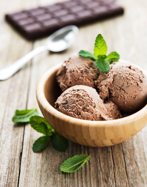 čokoládová zmrzlina - Fotografie, Obrázek
