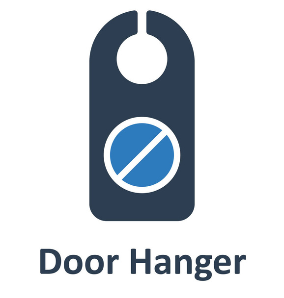 Icona vettoriale isolata del gancio della porta che può facilmente modificare o modificare
 - Vettoriali, immagini