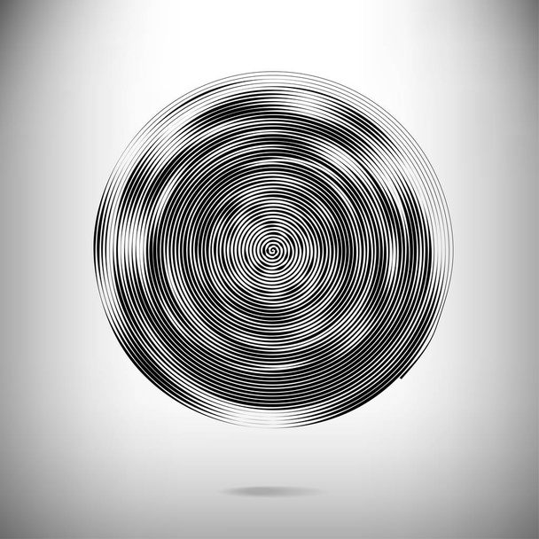 Fondo abstracto en círculo
. - Vector, Imagen