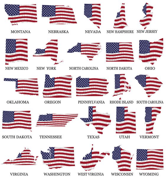 American States From M to W - Photo, Image