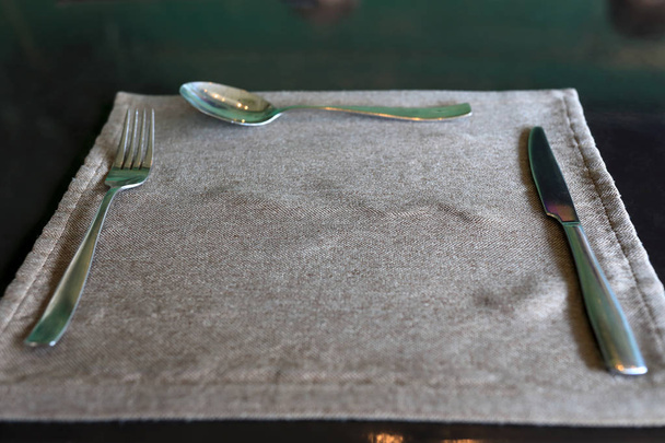 Cutlery on the table - Φωτογραφία, εικόνα