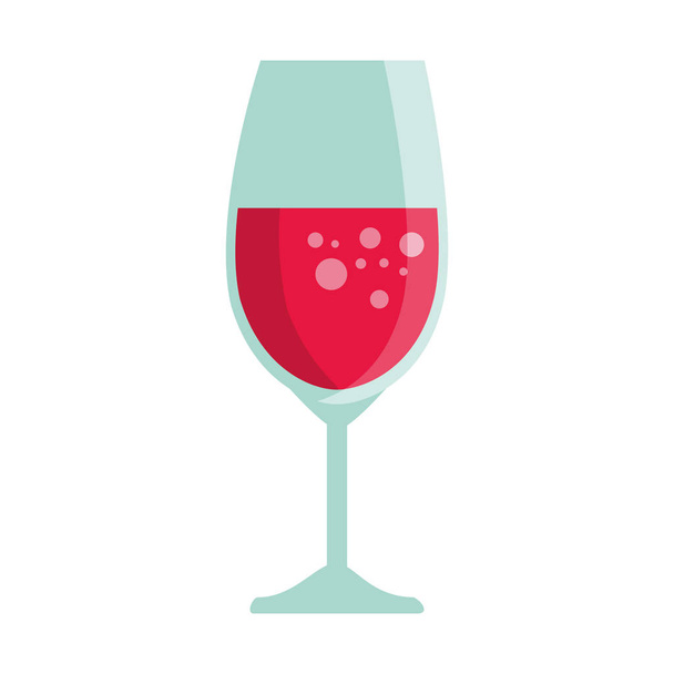 wine cup isolated icon - Vector, Image
