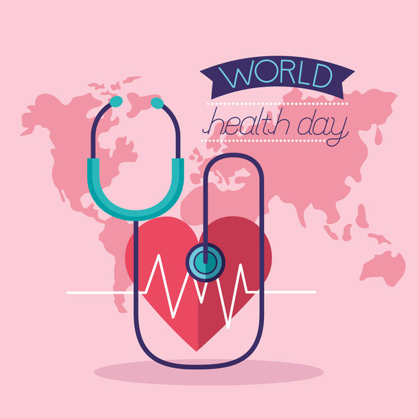 world health day - Vetor, Imagem