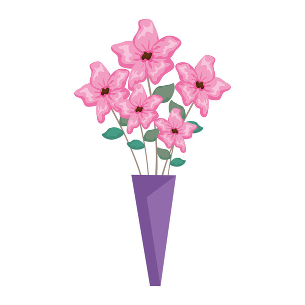 bouquet of flowers icon - Вектор, зображення