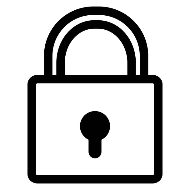 safe secure padlock icon - Vector, Image