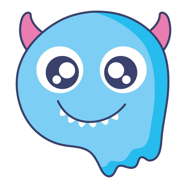 crazy monster comic character - Vector, Image