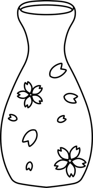 Солодкий напій з ферментованого рису
 - Вектор, зображення