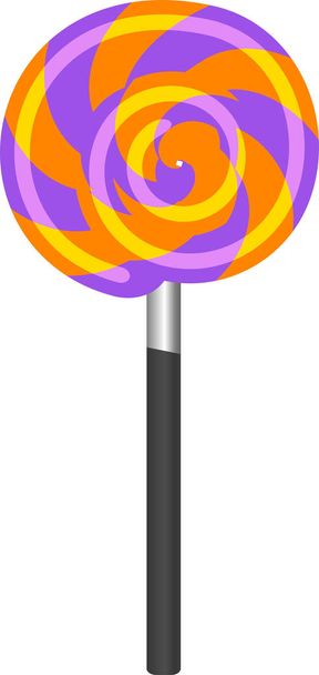 Красочный милый Lollipop
 - Вектор,изображение