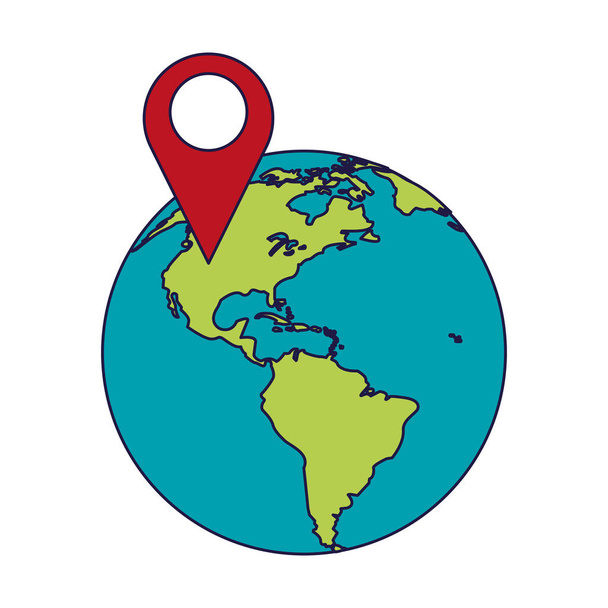 местоположение в мировом масштабе
 - Вектор,изображение