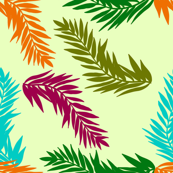 Abstract background with feathers - Vector, Image