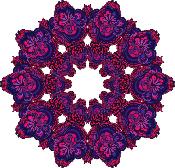 Mandala abstrait coloré
 - Vecteur, image
