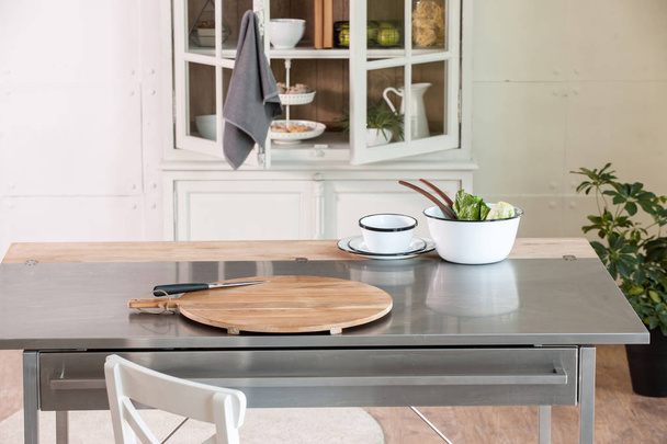 Modern kitchen style  and  decoration. Kitchen objects  concept - Foto, Imagem
