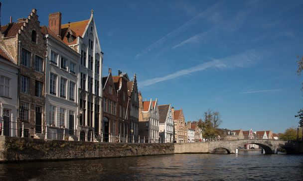 Cityscape of Bruges. Belgium October 2018 - Fotó, kép