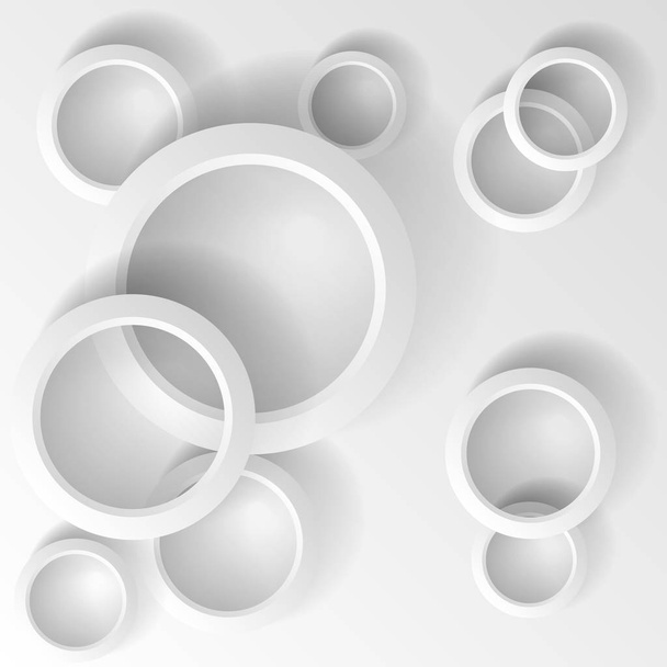 geometrischer Hintergrund bestehend aus dynamischen Formen - Vektor, Bild