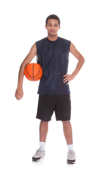 Portrait of professional basketball player - Foto, afbeelding