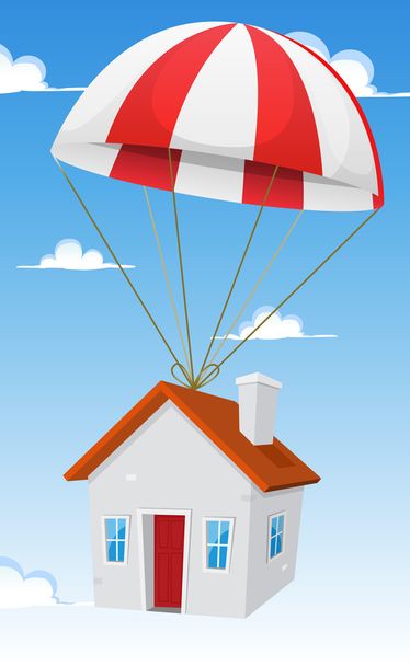 House By Airmail Shipping Delivery - Vector, Image