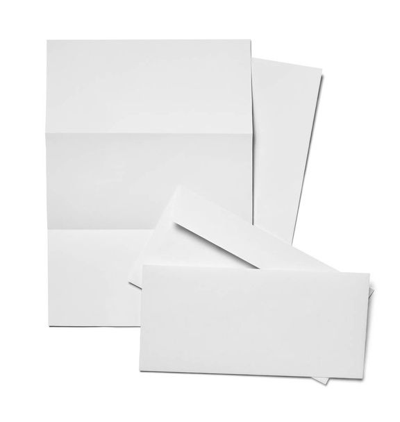 envelop brief kaart papier sjabloon business - Foto, afbeelding