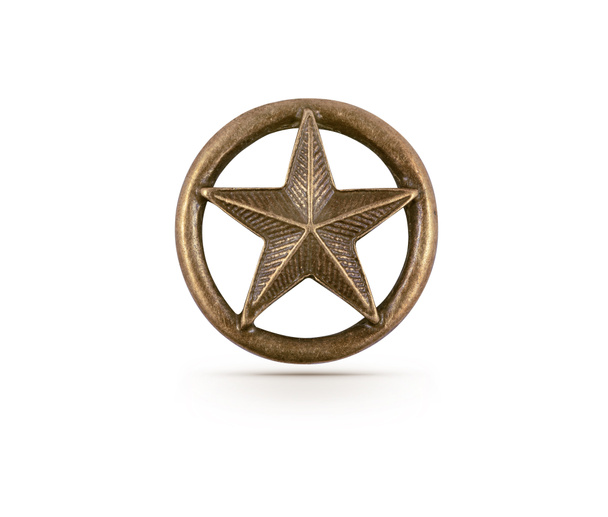 Bronze star-symbool - Foto, afbeelding