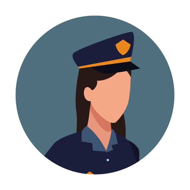 policía Empleo y profesiones avatar
 - Vector, imagen