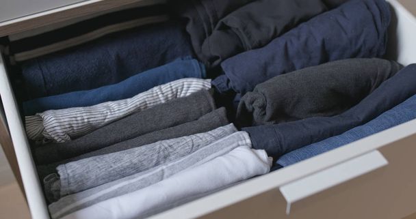 Open the drawer with clothes - Photo, Image