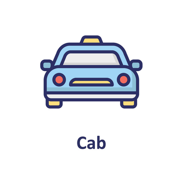 タクシー分離ベクトル アイコンを簡単に変更または編集することができます。 - ベクター画像