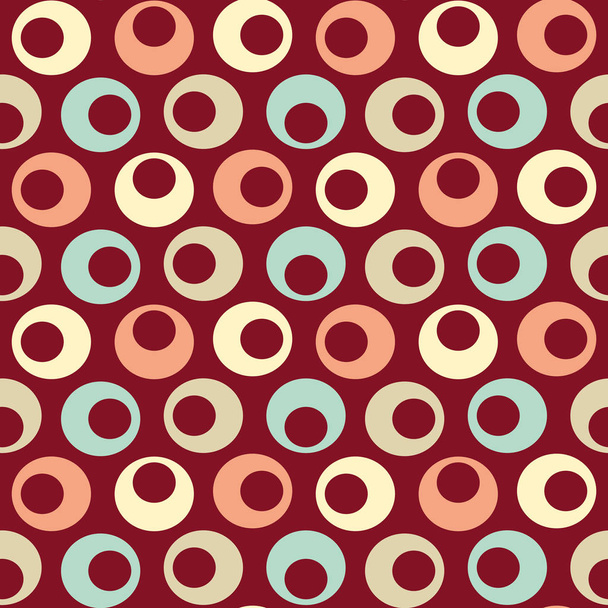 Naadloze abstracte geometrische patroon met de afbeelding van cirkels. - Vector, afbeelding