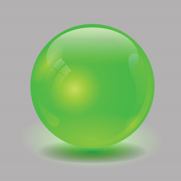 green sphere - Vector, Image