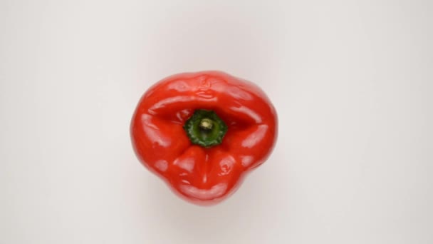 paprika proti bílé - pravý horní dolly - Záběry, video