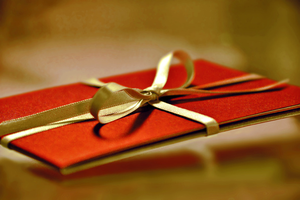 Carte cadeau rouge
. - Photo, image