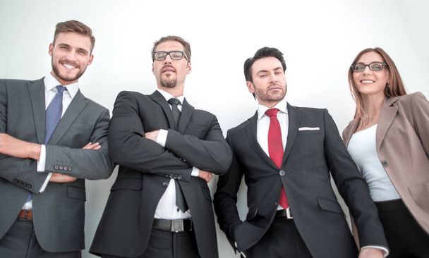 Trade Team standing together against a white background - Foto, Bild