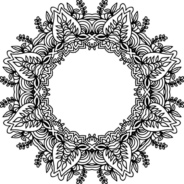 zwart-wit frame - Vector, afbeelding