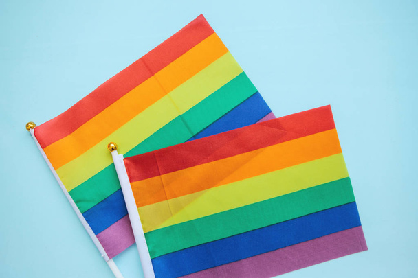 Tarka zászlók vagy LMBT zászlók - Fotó, kép