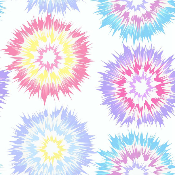 Unnatural digital ombre tie dye seamless pattern Vector Image