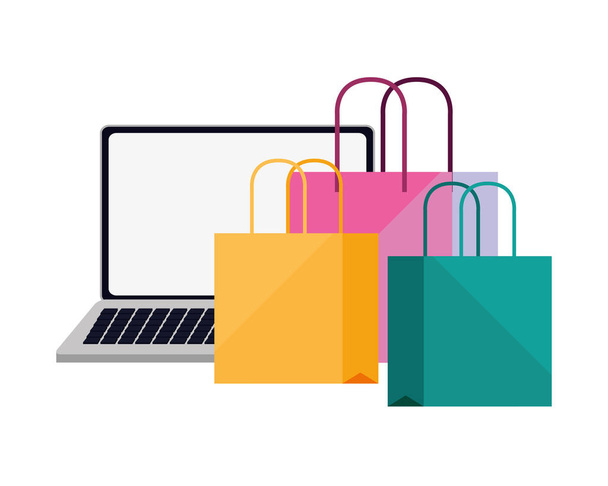 online shopping market - Vector, Image