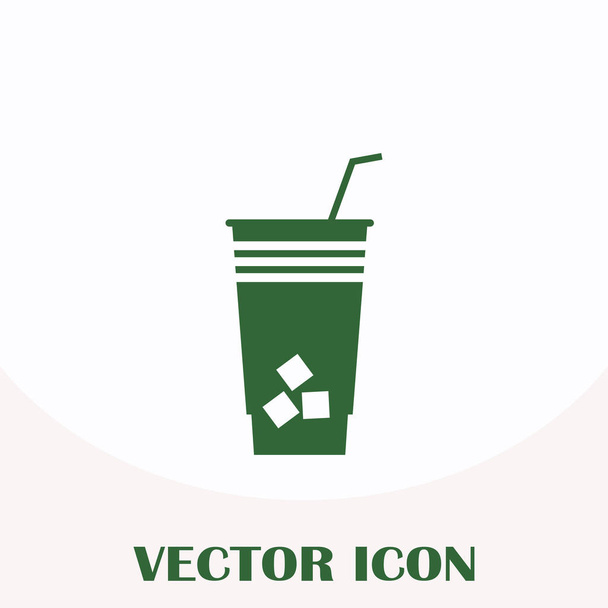 Ikona webové koktejl vektor - Vektor, obrázek
