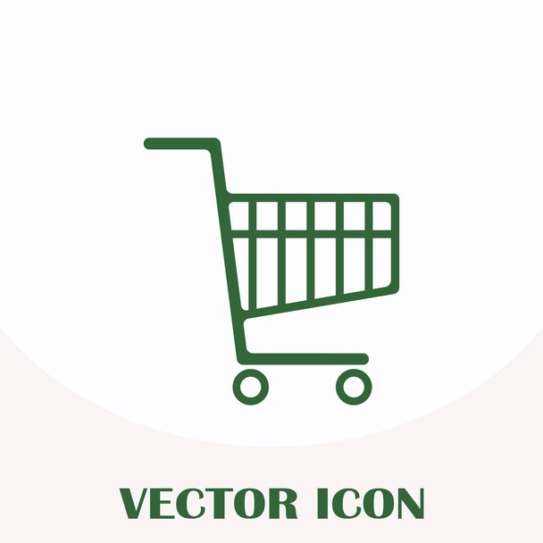 Shopping basket icon. vector illustration - Vector, Image