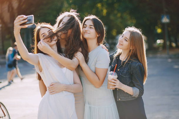 four beautiful girls - Fotografie, Obrázek